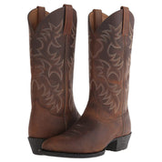 Isabella Cowboylaarzen Dames – Leren Halflange Western Boots met Comfortabele Pasvorm