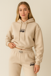 Arianna Bellucci Lounge Set | Luxe Dames Trainingspak met Capuchon