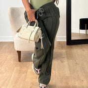 Aira Joggingbroek | Gestreepte Dames Joggingbroek met Elastische Taille en Comfortabele Pasvorm