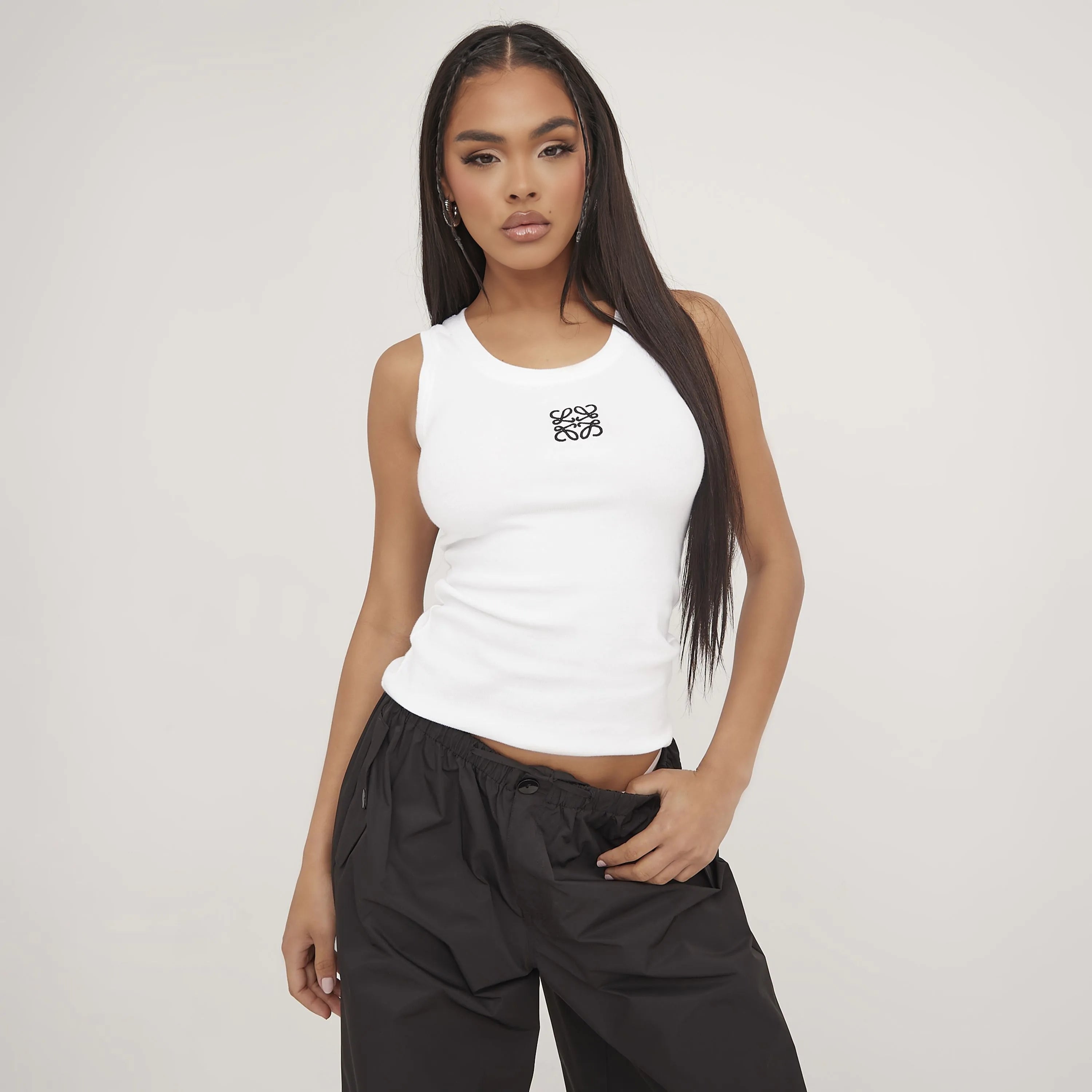 Alina Top | Zijdezachte Tanktop met Minimalistisch Design voor Warme Dagen