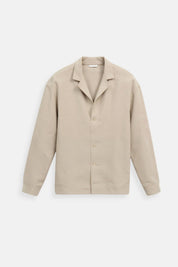Teun Pakjack | Heren casual jack met colbertkraag en katoenen-linnen mix