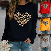 Bianca Animal Sweatshirt | Zacht Damestrui met Opvallende Dierenprint en Relaxte Pasvorm