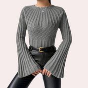 Julie ribbel trui | Comfortabele Trui voor Dames