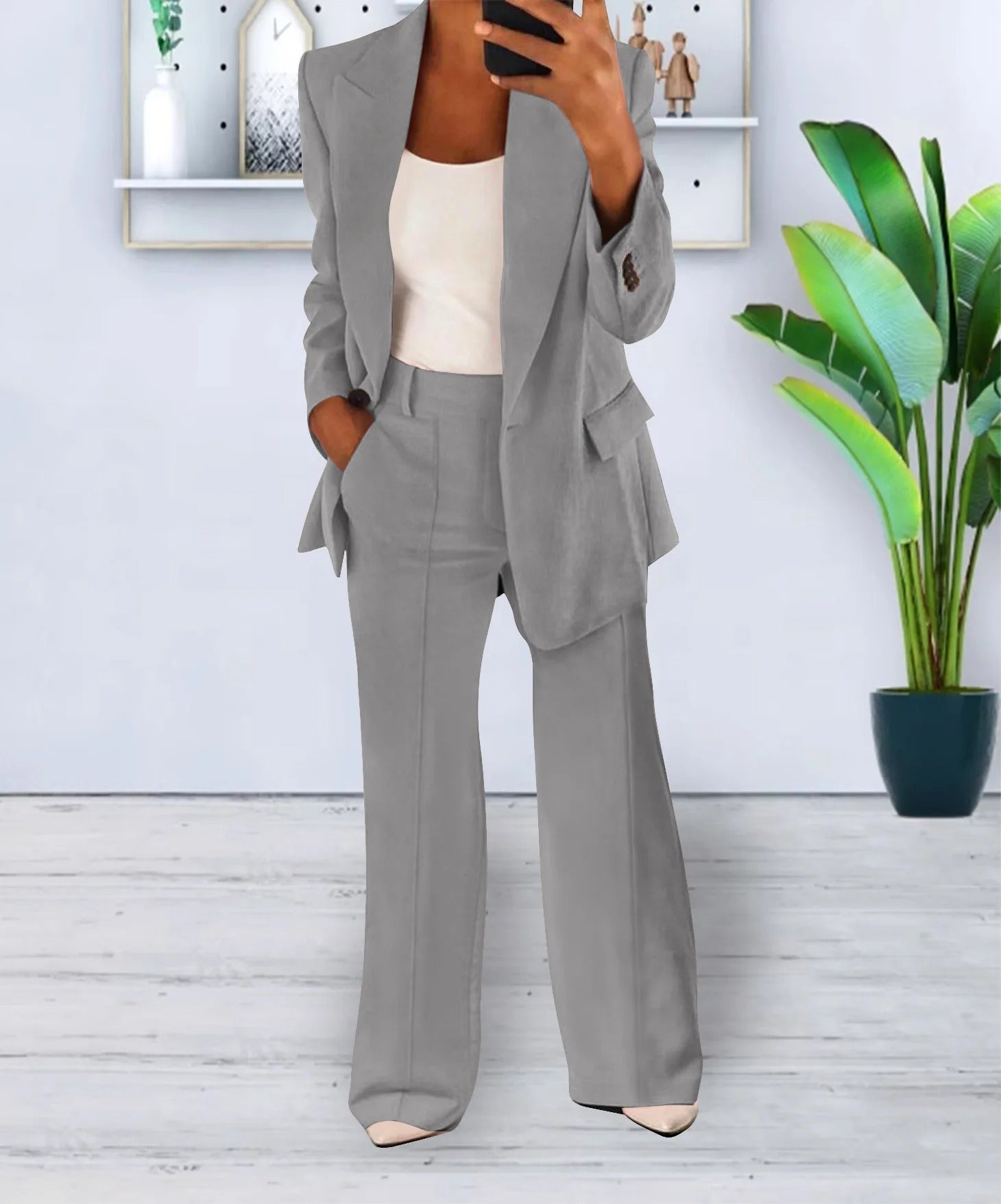 Serena Pak met Blazer en Broek voor Dames – Professionele & Stijlvolle Power Dressing