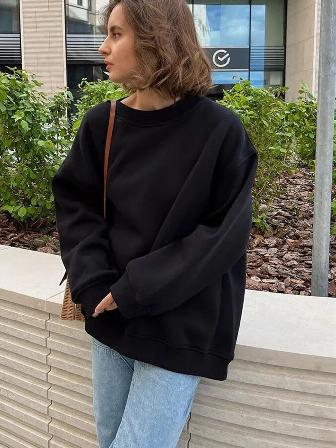 Mira Sweater | Oversized Basic Sweater met Comfortabele Pasvorm en Tijdloze Stijl
