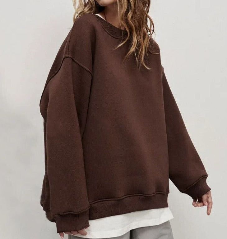Mira Sweater | Oversized Basic Sweater met Comfortabele Pasvorm en Tijdloze Stijl