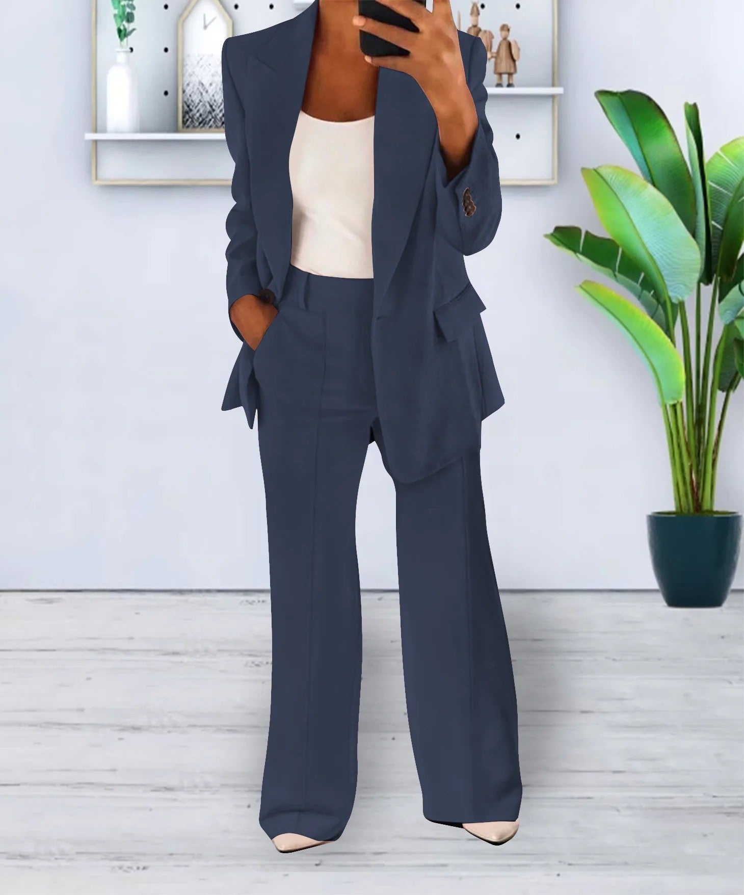 Serena Pak met Blazer en Broek voor Dames – Professionele & Stijlvolle Power Dressing
