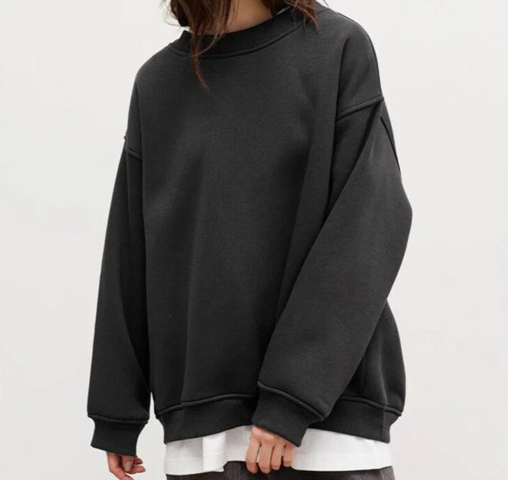 Mira Sweater | Oversized Basic Sweater met Comfortabele Pasvorm en Tijdloze Stijl