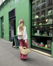 Bibi’s Wildflower Gilet™ | Zomers Gilet met Bloemenmotief in Crèmewit