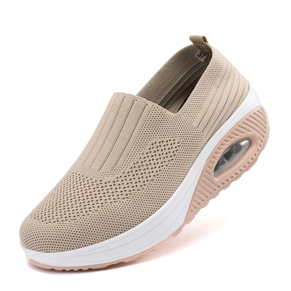 Aurelia Orthopedische Schoenen | Ademend Mesh Slip-On met Sleehak en Voetondersteuning