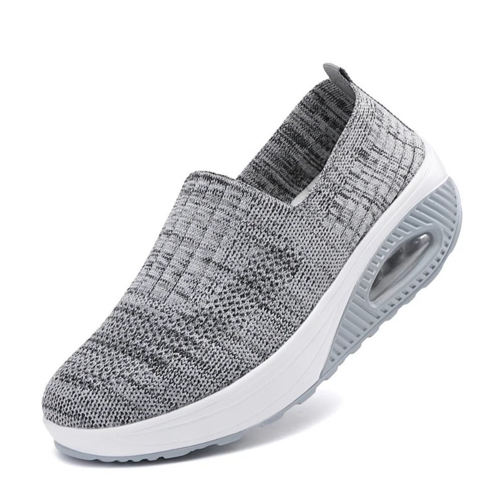 Aurelia Orthopedische Schoenen | Ademend Mesh Slip-On met Sleehak en Voetondersteuning