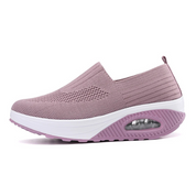 Aurelia Orthopedische Schoenen | Ademend Mesh Slip-On met Sleehak en Voetondersteuning