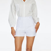 Nola Short | Comfortabele Dames Stretch Short met Zakken en Reguliere Pasvorm