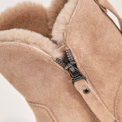 Afia Winterboots | Warme Dameslaarzen met Pluche Voering, Antislipzool en Platform