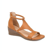 Elena Sandalen | Comfortabele Dames Sandalen met Retro Hak en Ritssluiting