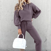 Clara Huispak voor dames | Tweedelig Loungewear Set met Zachte Stof en Comfortabele Pasvorm