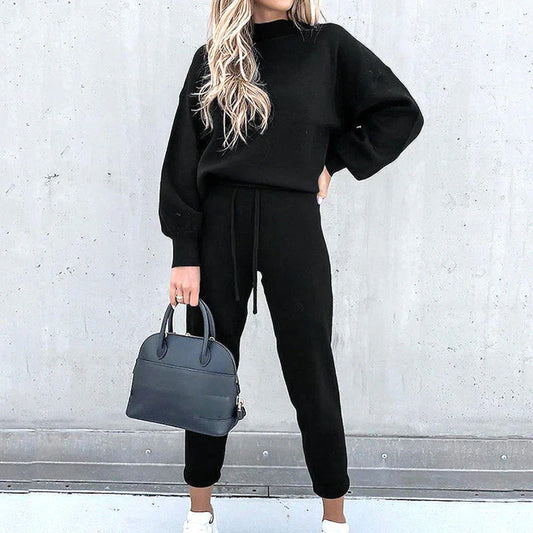 Abby Comfy Set | Tweedelige Loungewear Set met Hoge Taille en Zachte Trui