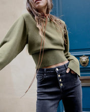 Allegra Zachte dames sweater – comfortabele warme trui met elegante pasvorm