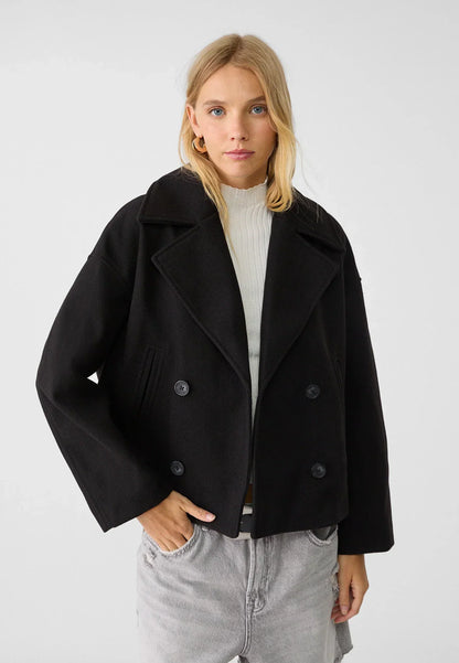 Giovanna Jack | Korte Dames Jas met Dubbele Rij Knopen en Tijdloos Design